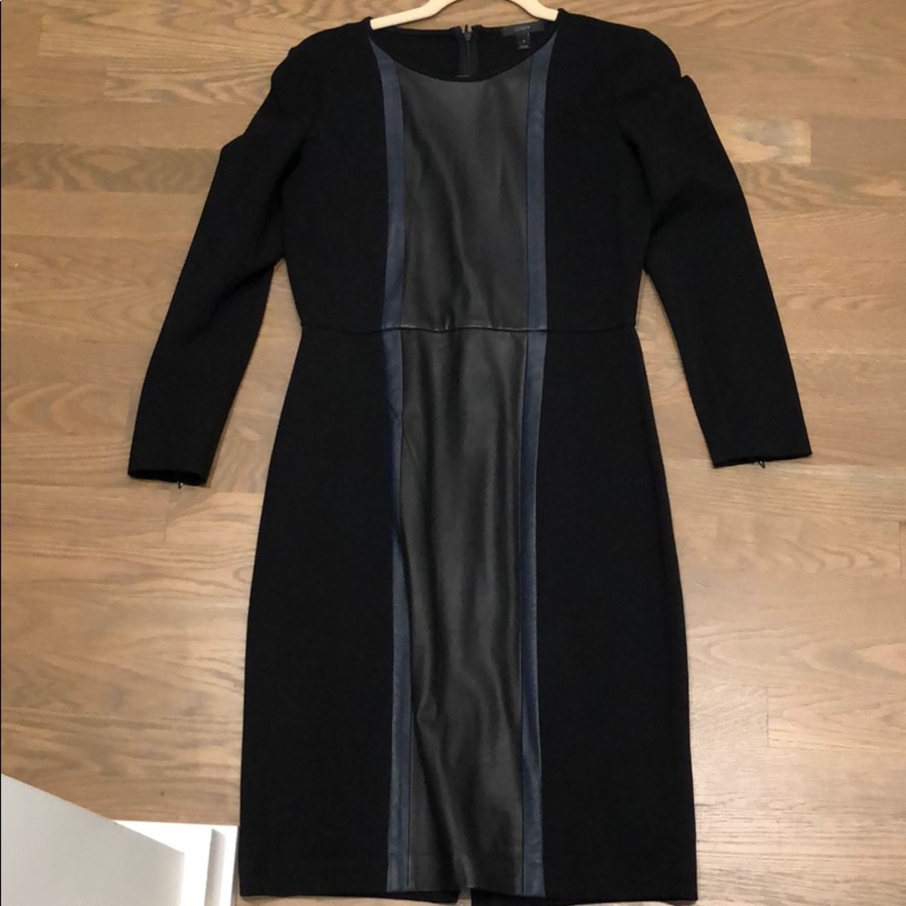 Nylon and leather dress